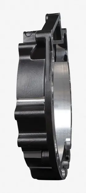 GearMotive modular engine fitment viewed from the side